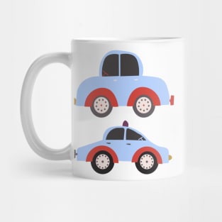 Little blue cars Mug